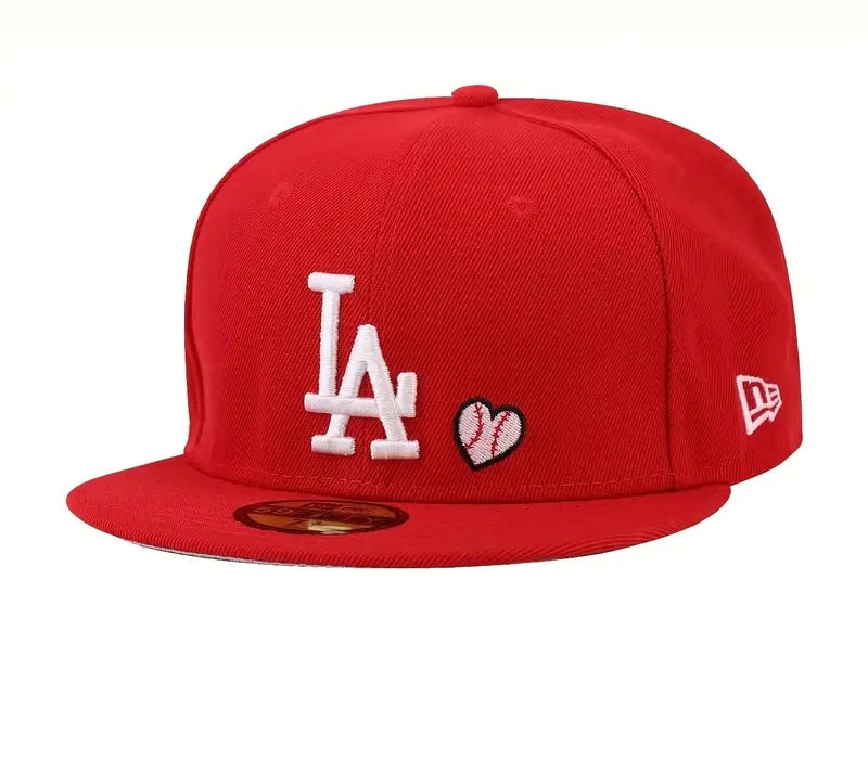 New Era Dodgers Team Heart 59FIFTY Red
