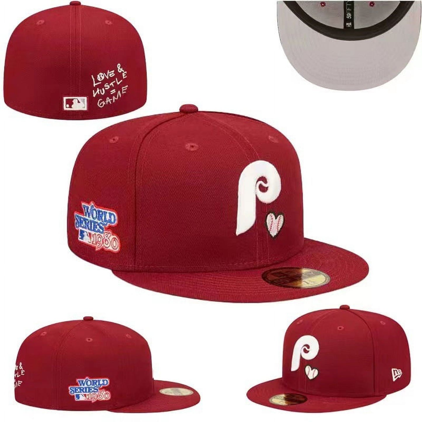 Philadelphia Phillies New Era 1980 World Series Patch Up 59FIFTY