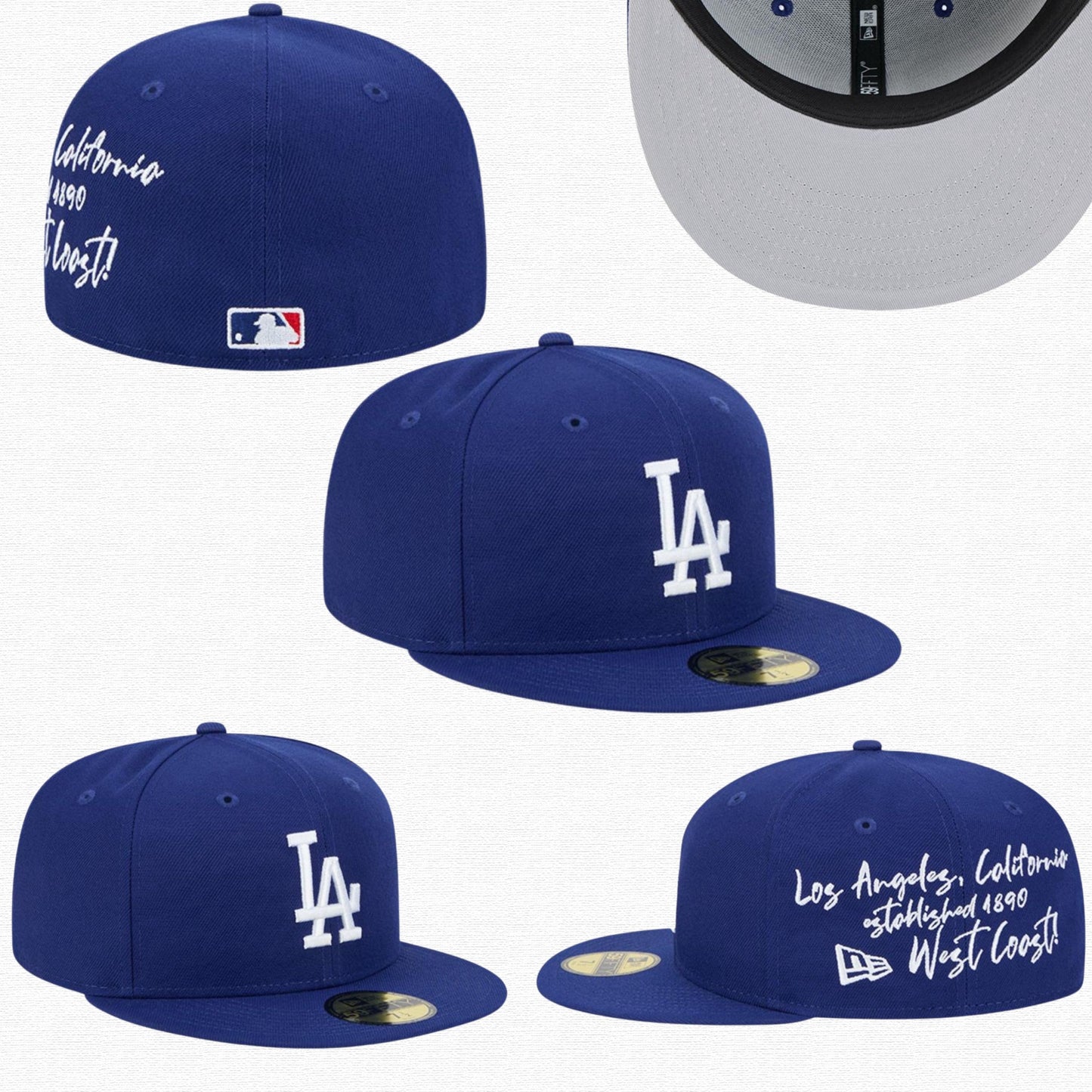 Los Angeles Dodgers MLB Team Verbiage 59FIFTY Cerrada