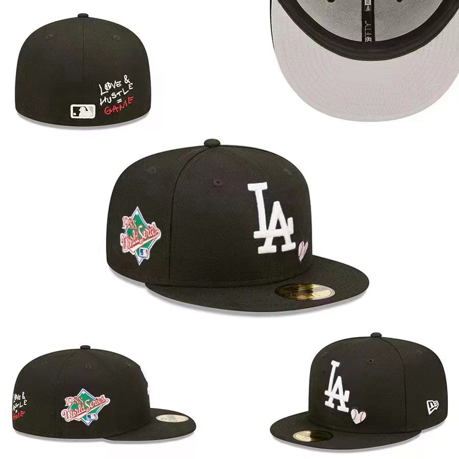New Era Dodgers Team Heart 59FIFTY Black