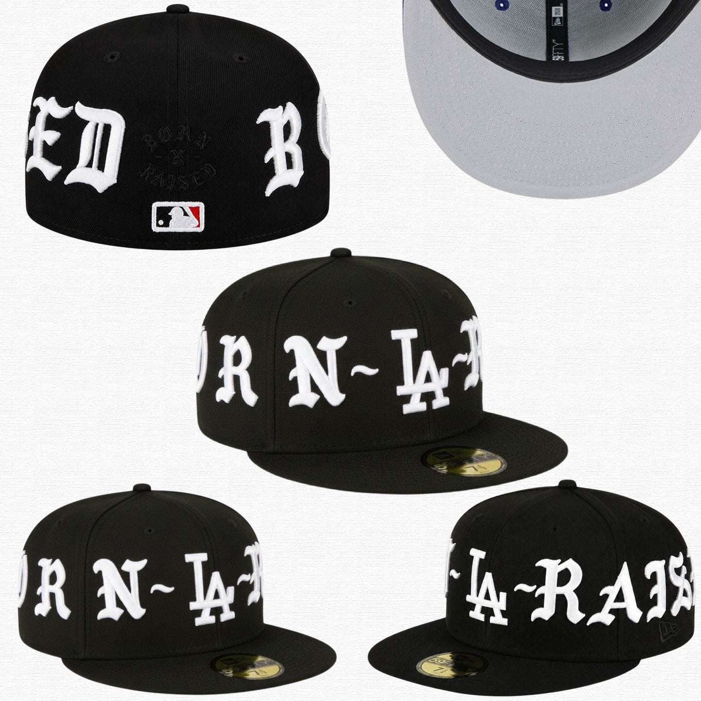 Born X Raised x Los Angeles Dodgers New Era Crown