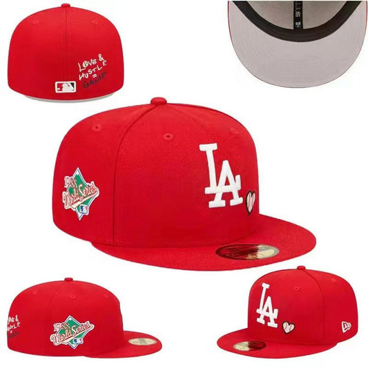 New Era Dodgers Team Heart 59FIFTY Red