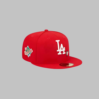 New Era Dodgers Team Heart 59FIFTY Red