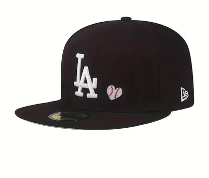 New Era Dodgers Team Heart 59FIFTY Black